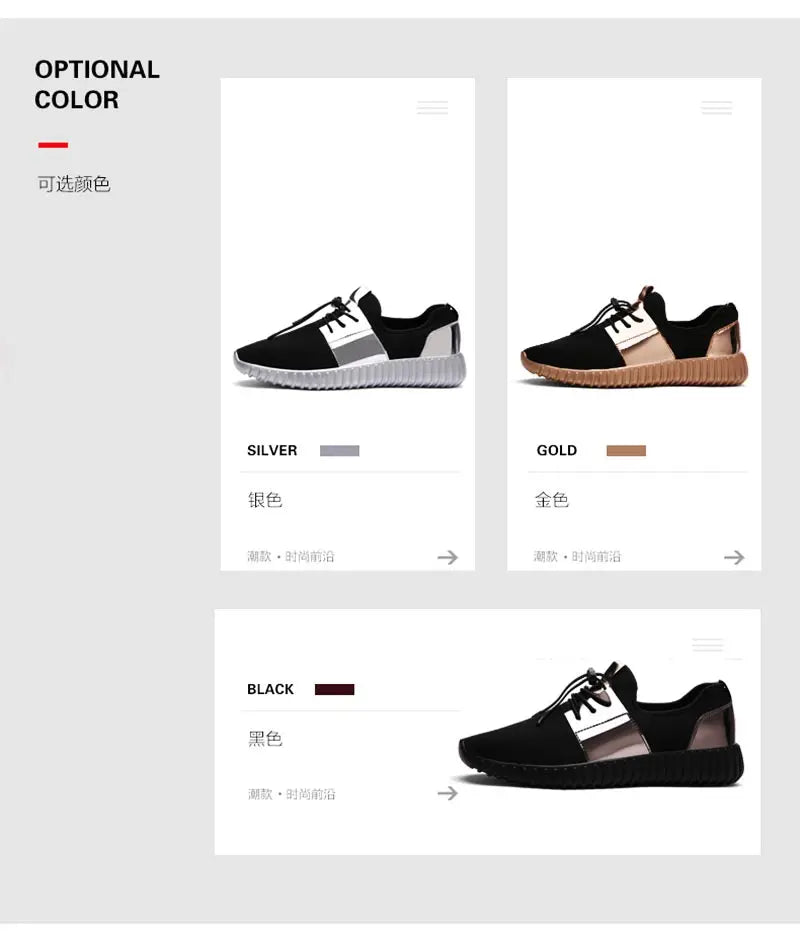 Plus Size Lightweight Slip-on Man Sport Shoes Women Sneakers Kids Running Shoes for Men Cheap Man Sports Black Gold Gym GME-2319