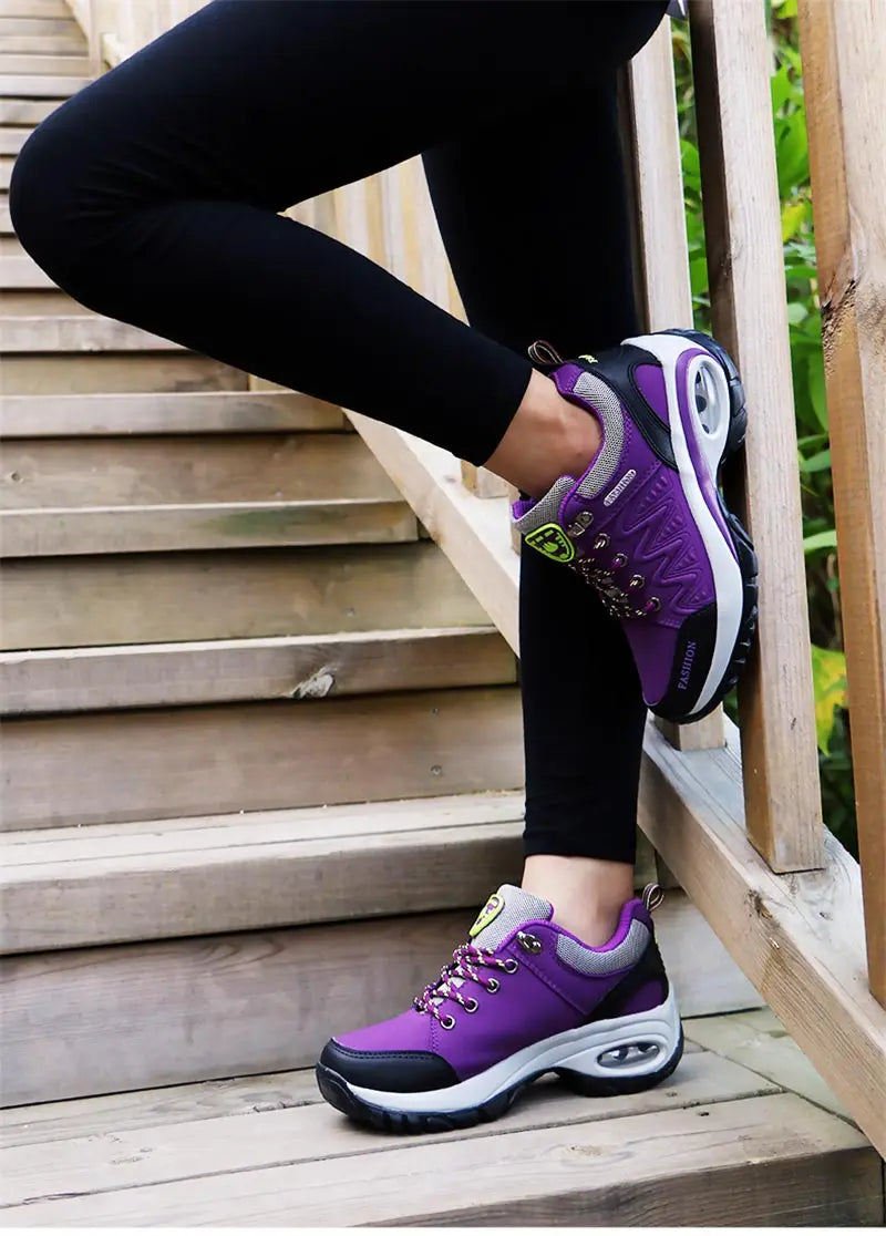 Autumn Air Cushions Women Sneakers Platform Sport Shoes Women's Tennis for Running Women's Sports Sneakers Red Trainers GMB-1750