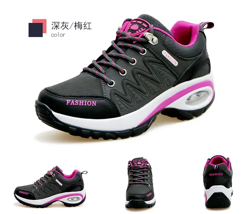 Autumn Air Cushions Women Sneakers Platform Sport Shoes Women's Tennis for Running Women's Sports Sneakers Red Trainers GMB-1750