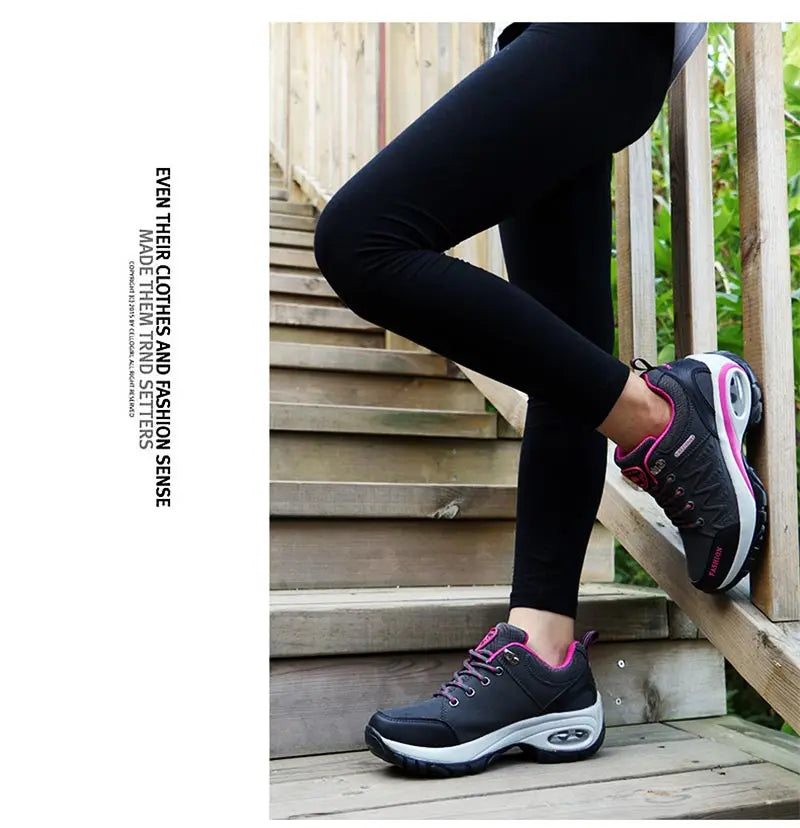Autumn Air Cushions Women Sneakers Platform Sport Shoes Women's Tennis for Running Women's Sports Sneakers Red Trainers GMB-1750