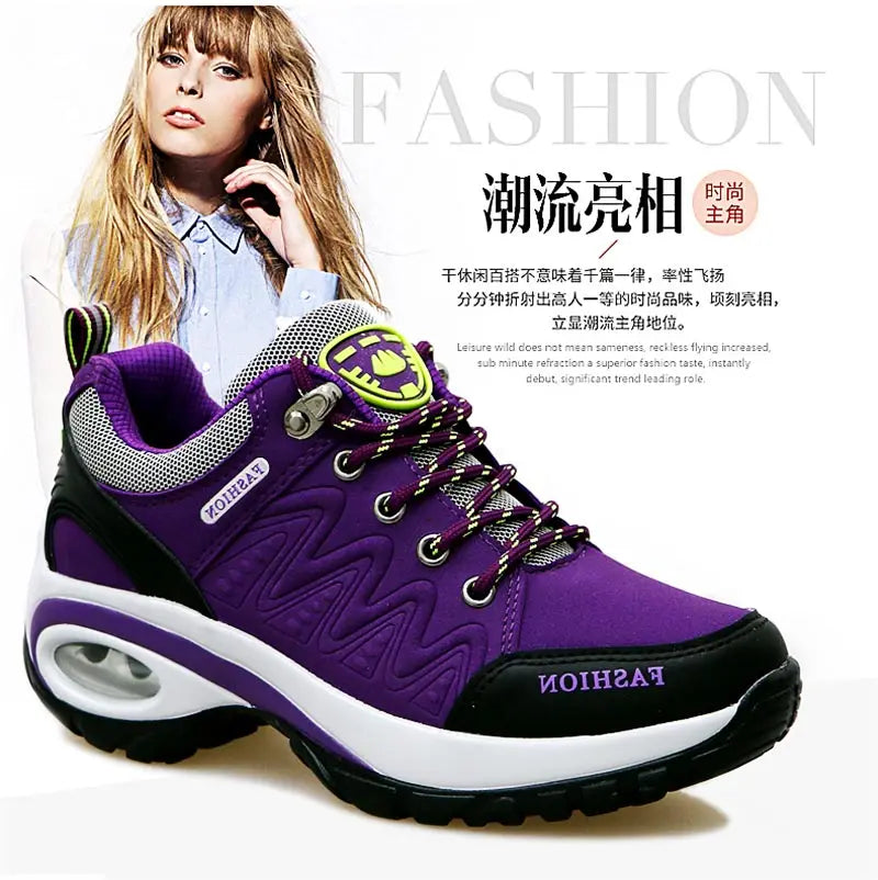 Autumn Air Cushions Women Sneakers Platform Sport Shoes Women's Tennis for Running Women's Sports Sneakers Red Trainers GMB-1750
