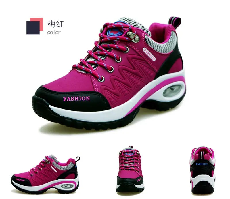 Autumn Air Cushions Women Sneakers Platform Sport Shoes Women's Tennis for Running Women's Sports Sneakers Red Trainers GMB-1750