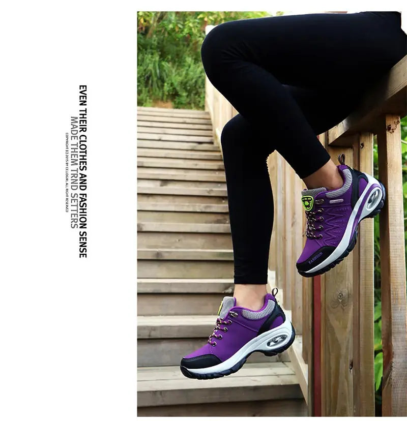 Autumn Air Cushions Women Sneakers Platform Sport Shoes Women's Tennis for Running Women's Sports Sneakers Red Trainers GMB-1750