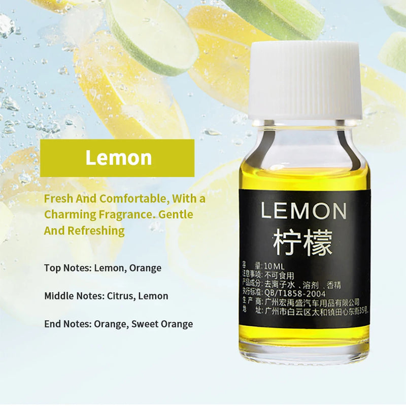 Car Perfume Refill Air Freshener Natural Plant Essential Oil Aroma Diffuser Fragrance Humidifier Essential Oil Car Accessories
