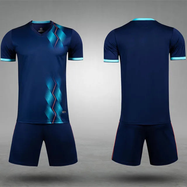 Adult Children's Football Jersey Customizable Short Sleeves Sports Ball Clothes For Men Women Custom Name Number Soccer Jersey
