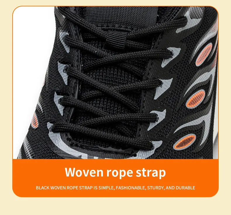 Lynjacye Summer Breathable Unisex Safety Shoes For Work Safety Boots Breathable Steel Toe Puncture Proof Sport Work Sneakers
