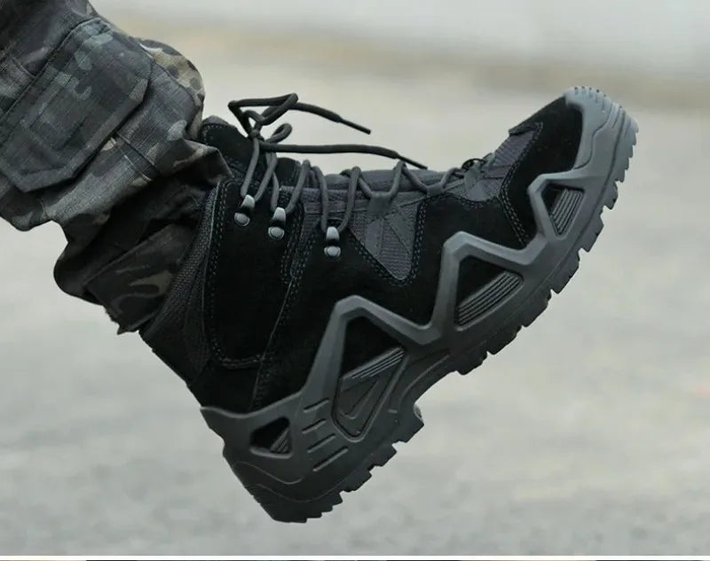 Men Outdoor Training Desert Boots Men Outdoor Camping Hiking Mountaineering Trekking Hunting Non Slip Shoes Sneakers