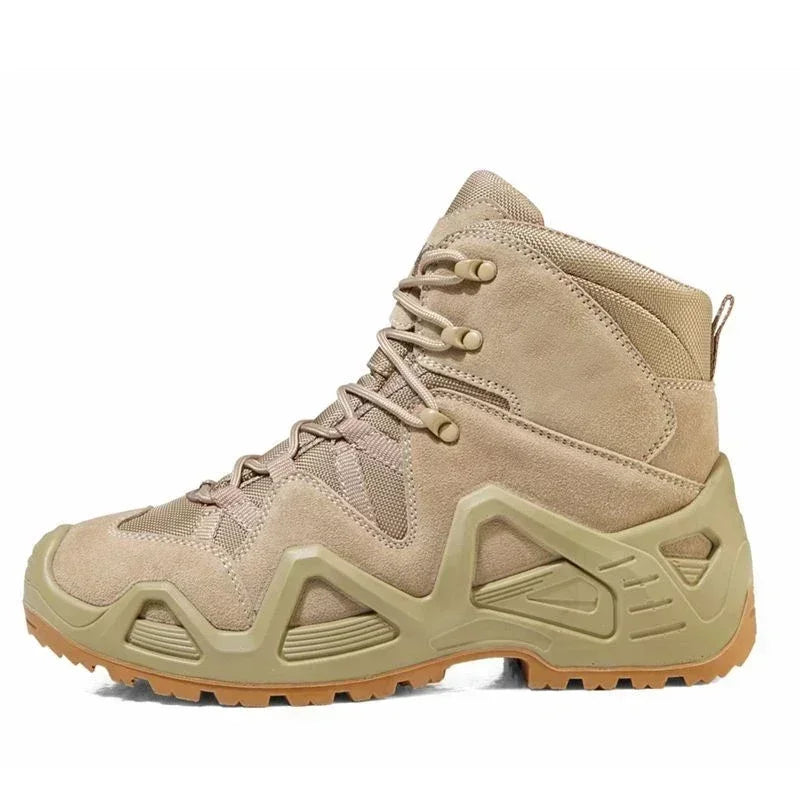 Men Outdoor Training Desert Boots Men Outdoor Camping Hiking Mountaineering Trekking Hunting Non Slip Shoes Sneakers