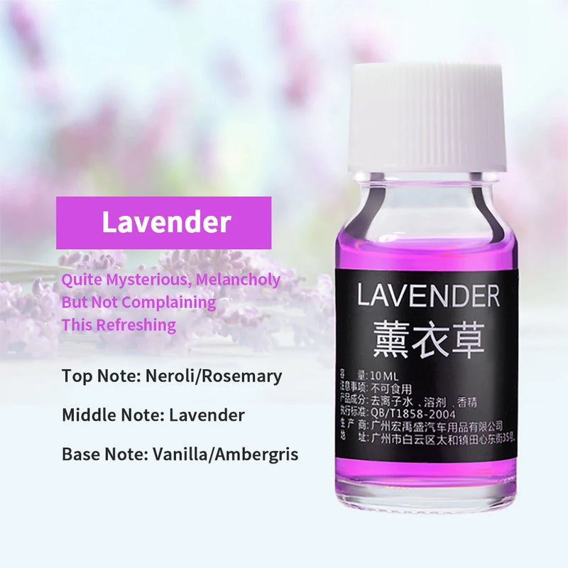 Car Perfume Refill Air Freshener Natural Plant Essential Oil Aroma Diffuser Fragrance Humidifier Essential Oil Car Accessories