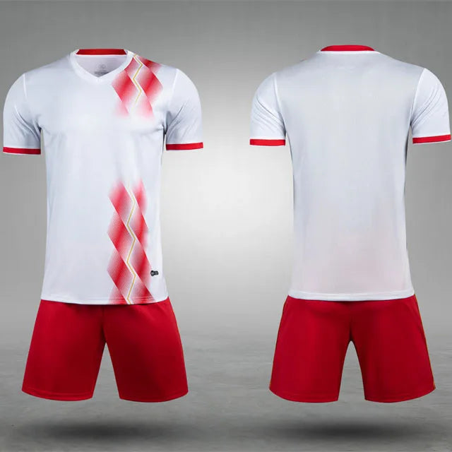 Adult Children's Football Jersey Customizable Short Sleeves Sports Ball Clothes For Men Women Custom Name Number Soccer Jersey