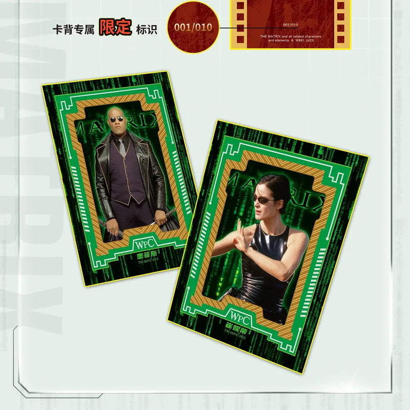 The Matrix Collection Cards Booster Box Movie Character Trinity Neo Exquisite Peripheral Rare Game Card Hobby Toy Kids Xmas Gift