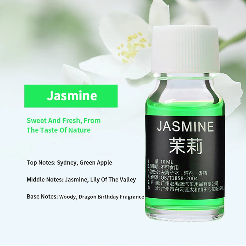 Car Perfume Refill Air Freshener Natural Plant Essential Oil Aroma Diffuser Fragrance Humidifier Essential Oil Car Accessories