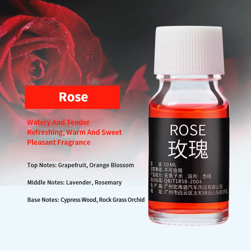 Car Perfume Refill Air Freshener Natural Plant Essential Oil Aroma Diffuser Fragrance Humidifier Essential Oil Car Accessories