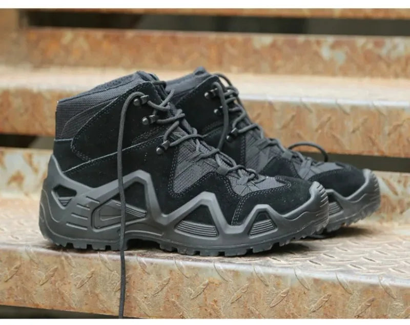 Men Outdoor Training Desert Boots Men Outdoor Camping Hiking Mountaineering Trekking Hunting Non Slip Shoes Sneakers